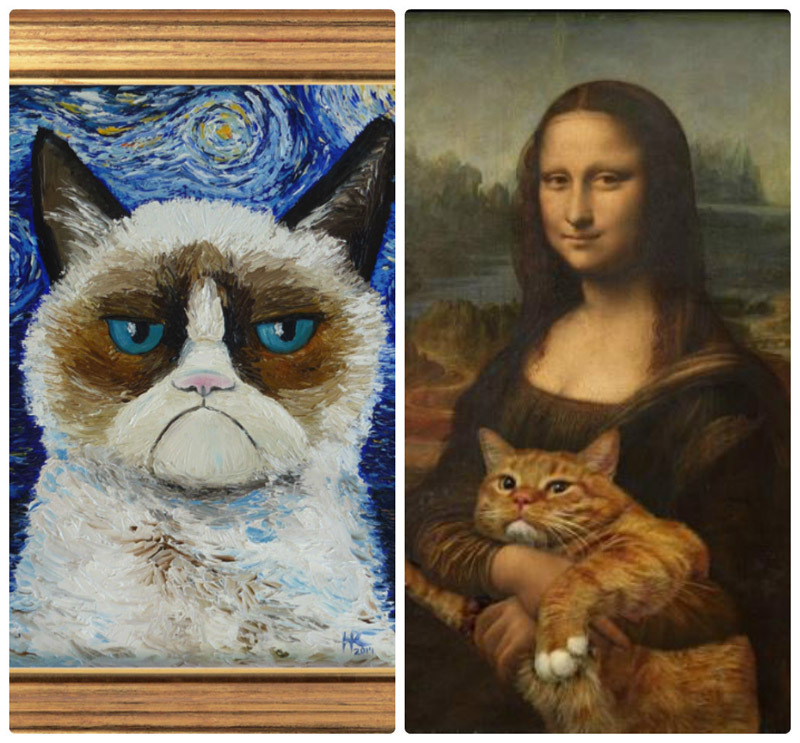 Картины с котами